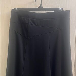 JM Collection Classic Black A-Line Skirt